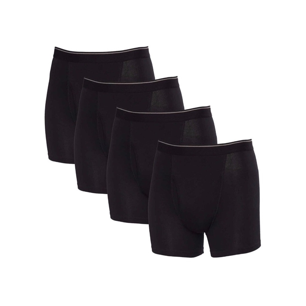 Kirkland 4 Stretch Cotton Boxer Briefs Comfort Fit